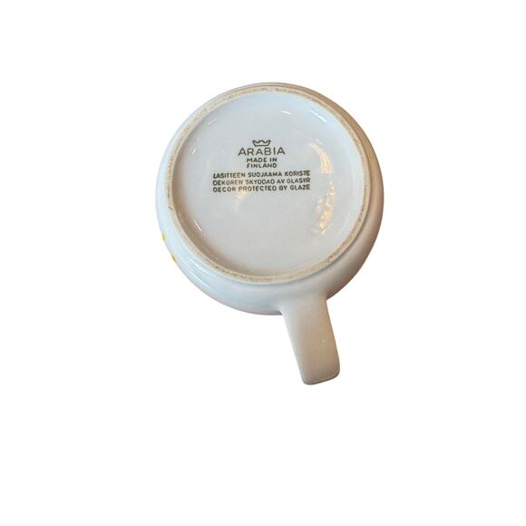 Arabia Finland Yellow Cow Ceramic Pitcher – Mid Century Modern Scandinavian - Picture 5 of 5